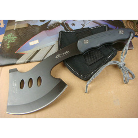 Black Version CKF07 Camping AXES Outdoor Tools with Rubber + Plastic Handle UDTEK01327